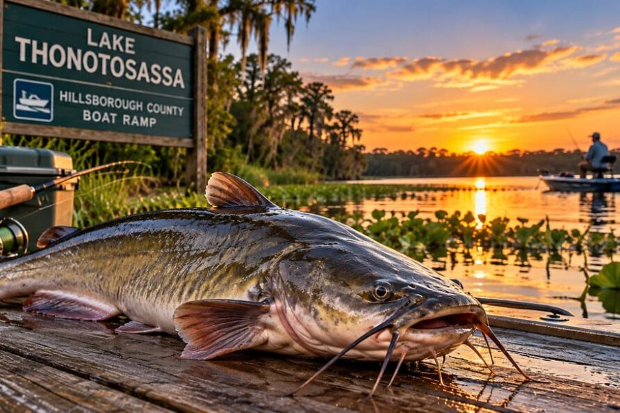Golden Hour Catfish at Lake_Thonotosassa